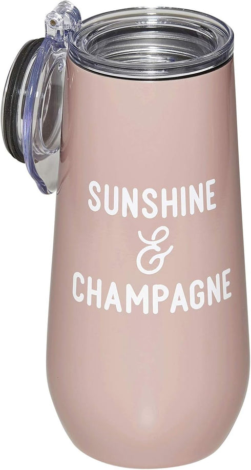 Santa Barbara Design Studio SIPS Drinkware Champagne Tumbler, 12-Ounce, Sunshine...