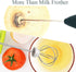 Rechargeable Foam Maker with Double Whisk, RIJAHO Upgraded 3 Speeds Frother Handheld for Milk Coffee, Latte, Matcha...