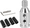 Gear Shift Knob Adapter Kit Universal with 4 Rubber Hoses M12x1.25 Lever Cover Head Metal...