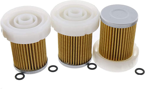 3 Pcs Fuel Filter with 6A320-59930 6A320-58830 for Kubota B1410 RTV900 L320 B3030 B7400 L3800DT L3800F RTVX1120DW RTVX1140R RTVX900W PF9911 33830 ...