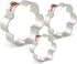 LILIAO Flower Cookie Cutters - 3 Various Size - Large: 3.7 inches, Medium: 3.3 inches and Small: 2.6 inches - Stainless Steel...