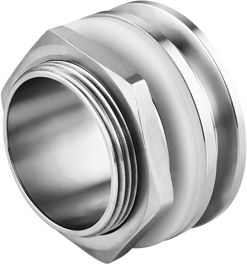 1.5" Tri Clamp Bulkhead Compression Fittings,Stainless Steel 304 Weldless Bulkhead, Homebrew Kettle Bulkhead...