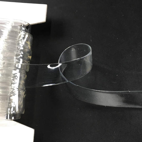 15-Yards Clear Elastic Stretch Light Weight Transparent Stretch Elastic for Underwear, Swimwear, Sportwear, Masks, TR-12220 (10mm)...
