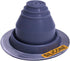 #1 Silicone Grey High Temp Flexible Roof Jack Pipe Boot Metal Roofing Pipe Flashing (Pipe OD 1/4" to 2") - 100% Made in The USA...