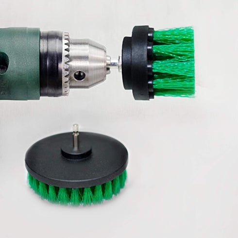 4 Packs Drill Brush Kit, Drill Scrubber Attachment Set for Cleaning Kitchen, Stove, Cabinet, Counter, Carpet, Linoleum...