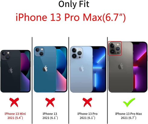 siduater Hand Strap Holder Case for 6.7" iPhone 13 Pro MAX with Kickstand, Wrist Strap Band Soft Aesthetic Design Cover, Adjustable Handle Grip Lo...