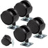 4 Pack 2 Inch Plastic Casters, Furniture Casters, Nylon Furniture Wheel Replacement, Nylon Plastic Swivel Plate Casters, Replacement Cart Casters ...