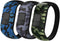 Replacement Bands Compatible with Garmin Vivofit jr/jr 2/3, Silicon Stretchy Watch Bands for Kids Boys Girls Small Large(No Tracker)-Small,3 Pack:...