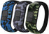 Replacement Bands Compatible with Garmin Vivofit jr/jr 2/3, Silicon Stretchy Watch Bands for Kids Boys Girls Small Large(No Tracker)-Small,3 Pack:...