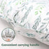 DILIMI Newborn Lounger Cover, Removable Baby Lounger Cover, Ultra Soft Comfortable Slipcover for Infant Lounger Pillow, Green Leaf...