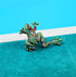 Rhinestone Frog Brooch Vivid Animal Pin Full Glasses Design Alloy Material Green Color Women And Men Jewelry...