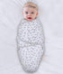The Peanutshell Baby Swaddle Blankets for Boys or Girls, Grey Safari Animals & Stars, 3 Pack Wrap Set (Medium/Large)...