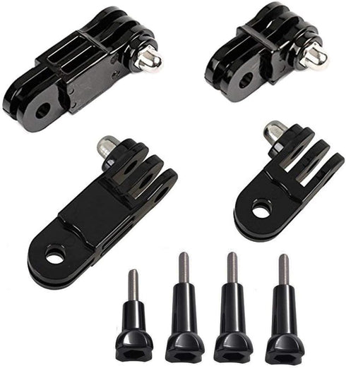 3-Way Adjustable Extension Pivot Arm Adapter Set- Long & Short Straight Joints Connector Convertor 35mm/50mm (2X Same Direction + 2X Reverse) for ...