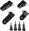 3-Way Adjustable Extension Pivot Arm Adapter Set- Long & Short Straight Joints Connector Convertor 35mm/50mm (2X Same Direction + 2X Reverse) for ...