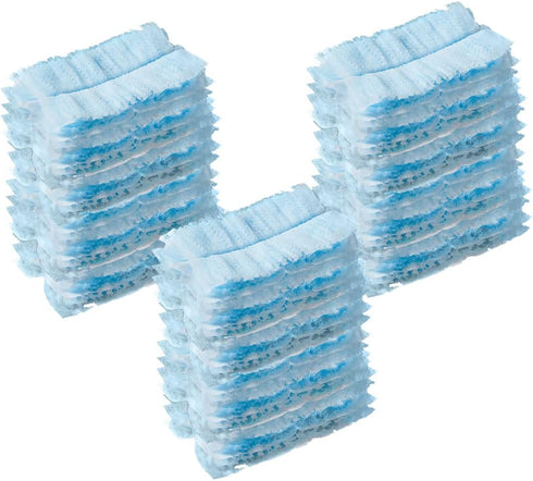 KMAKII Disposable Duster Refills Bulk Heavy Duty Dusters Refills Blue Electrostatic Replacement Head 30 Counts...