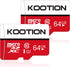 KOOTION 64GB Micro SD Card 2 Pack Micro SDXC Memory U1 Card Class 10 Micro SD Cards 64GB High Speed TF Flash Card, C10, U1, 64 GB (2 Pack)...