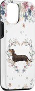 iPhone 14 Pro Dachshund Watercolor Illustrated Art Phone Case...