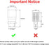 S8 3156 Wedge Base LED Light Bulbs 12VAC/DC Low Voltage Water Resistant Design for Outdoor Landscape Lighting Pathway Driveway Lights 4W Warm Whit...