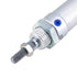 Pneumatic Cylinder 16mm Bore 50mm Stroke Air Cylinder Single Rod Double Action with Y Connector and 2Pcs Pneumatic Quick Fittings (MAL16x50)...