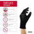 EDGE 48-126 Abrasion-Resistant Industrial Seamless Gloves w/Knitted Liner for Auto, Machinery, Electronics - Large, Black (12 Pairs)...