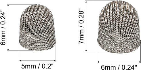 MECCANIXITY 20pcs 5mm/6mm Stylus Pen Fine Tips Conductive Fiber Capacitive Touch Screen Pens Tip Universal Replacement......