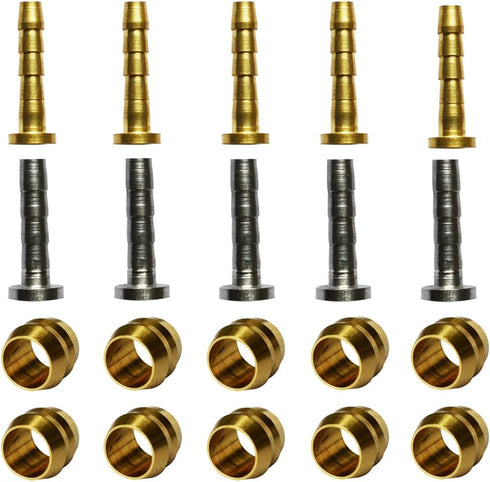 Bike Hydraulic Connecting Insert Disc Brake Hose Olive Set Bicycle 5 x BH59 + 5 x BH90 for Mountain Bike Road Bike MTB Set of 10...