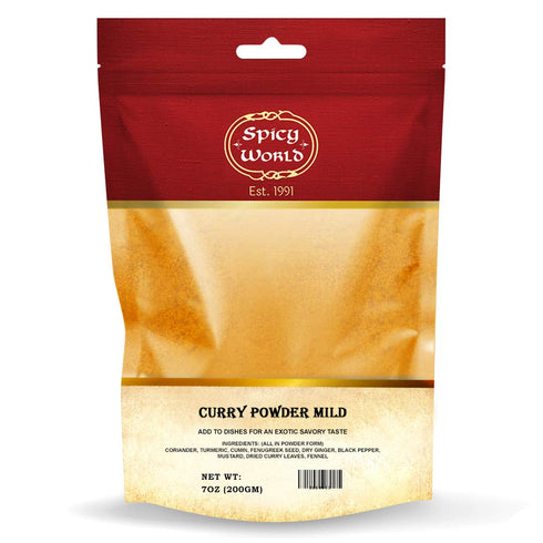 Madras Curry Powder Mild 7 oz | Authentic 12 spice blend - by Spicy World...