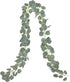 DearHouse Artificial Eucalyptus Garland Faux Silk Eucalyptus Leaves Vines Handmade Garland Greenery Wedding Backdrop Arch Wall Decor...