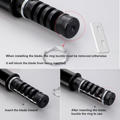 Leather Lace Maker, Leather craft Cutting DIY Swivel Leather Strip Hand Cutter Craft Tools with 3 Blade...