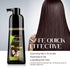 No-Stain Hair Dye Shampoo for Men & Women, No-Stain on Skin & Scalp, Natural Ingredients, Ammonia & Parabens-Free, Up to 100% Gray Coverage, Easy ...