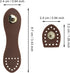 Tupalizy 6 Sets Snap Buttons Bag Strap Sew On Snaps Buckles Fasteners Closure Tabs for Sewing Bags Purse Wallets Handbags Leather Crafting Journal...