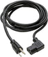 Tripp Lite Standard Computer Power Cord, 10A, 18AWG (NEMA 5-15P to Right Angle IEC-320-C13) 14-ft. (P006-014-13RA)...