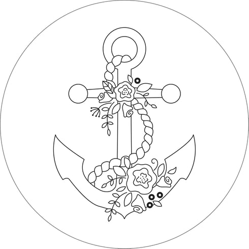 Nautical Embroidery Pattern Transfers (set of 10 hoop designs!)...