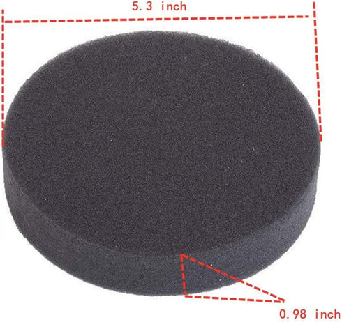 4 pack Vacuum Cleaner Filter Compatible With Bissell 2252 2486 2489 24899 27909 2254 1214 CleanView Rotary Vertical vacuum Cleaner Replacement Par...