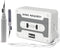 Case Cover Compatible with AirPods Pro Case 2023/2022/2019, Case with Cleaner Kit Lanyard, Cassette Tape Design Soft Silicone Cover, Shock-Absorbi...