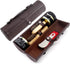 Shoe Shine Kit with PU Leather Sleek Elegant Case, Travel Shoe Shine Brush kit 12-Piece...