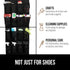 GORILLA GRIP Over the Door Shoe Organizer, 24 Large Breathable Mesh Pockets, Space Saving Hanging Storage Holder, Closet Rack Hanger Holds Up to 4...