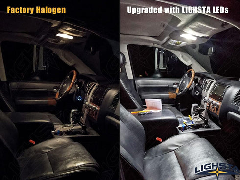 16PCS Super Bright White LED Interior Light Kit Package for Toyota Sienna 2011 2012 2013 2014 2015 2016 2017 2018 2019 2020 2021 + License Plate L...