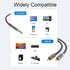 2RCA to 3.5mm,?2M? 1/8 to RCA 2-Male Headphone Jack Fish Wire Braid Y Splitter RCA Auxiliary Cord for Smartphone, Tablet, HDTV,MP3 Player Speaker....