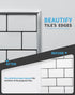 Art3d 10 Ft Peel and Stick Trim for Backsplash Tile Edge, Self-Adhesive Liner for Corner Decor in Silver...