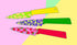 KUHN RIKON Colori+ Non-Stick Straight Paring Knife with Safety Sheath, 4 inch/10.16 cm Blade, Funky Fruit Strawberry...
