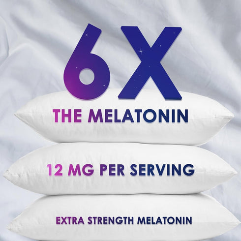 Sleep Vitamins - Fast Acting, Powerful & Natural Sleep Gummy Supplement for Adults - Fall Asleep Naturally with 12mg Melatonin, Chamomile & Zinc -...