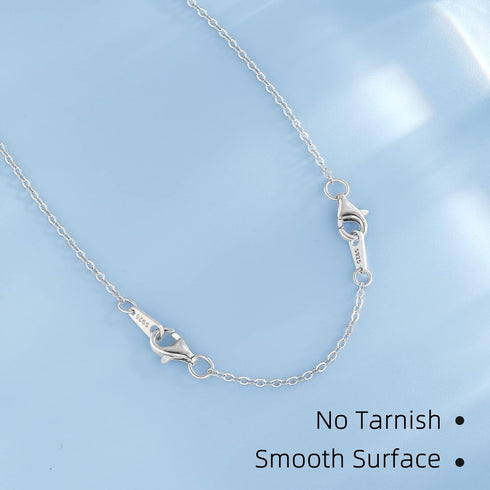 925 Sterling Silver Necklace Extender Sterling Silver Necklace Chain Extenders for Necklaces 2", 4", 6" Inches...