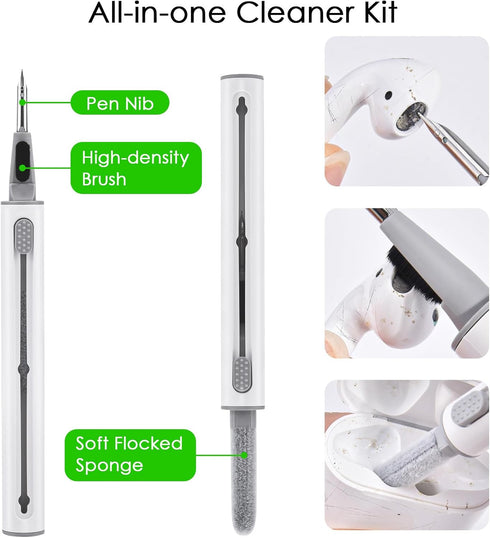 CAGOS for Airpod Pro Case, Come with Airpod Cleaner Kit, Cute Airpods Pro 2nd/1st Generation Case Cover Hard TPU Protective iPod Pro Case with Key...