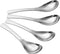 Soup Spoons High Grade 18/10 Stainless Steel 6.5" Soup Spoon,Table Spoons MAODUV Dinner Spoons Thick Heavy-weight Ladle Spoons,Dishwasher Safe (4 ...