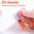 Mini Stapler with Staples, Small Transparent Stapler,25 Sheet Capacity,Includes 640 Staples and Staple Remover, Easy to Carry and Store?Small Stap...