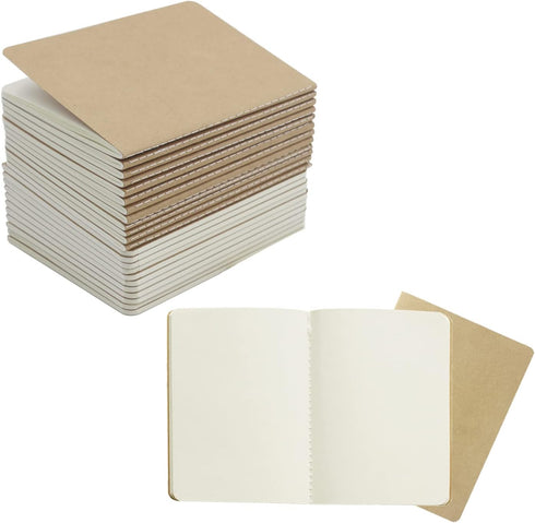 24 Pack Pocket Notebook Journal Notebook Blank Sketch Notebooks for Traveler, Student, Office - Small Subject Notebook Planner - A6 Size, 4.1 x 5....