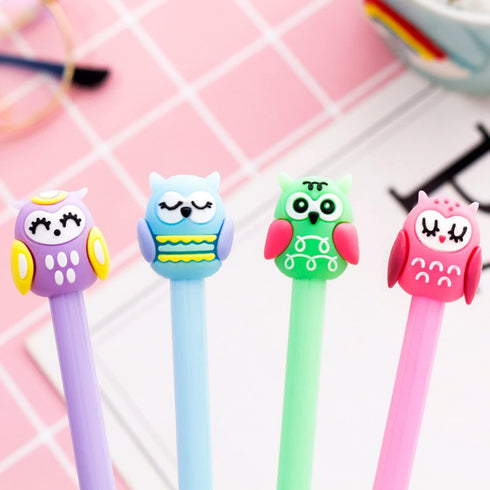 Cartoon Animal Pens Ink Pens Gel Pen Writing Pens Neutral Pens School Office Supplies Kids Gifts 0.5mm Ball Point cone pen,8Pack...