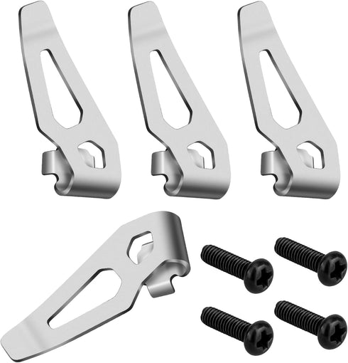 42-70-0490 Belt Clip Kit For Milwaukee M12 12V Power Tools: 4PCS Drill M12 Impact Driver Tool Clips Hook Set with Screws for Secure Tool Holding -...