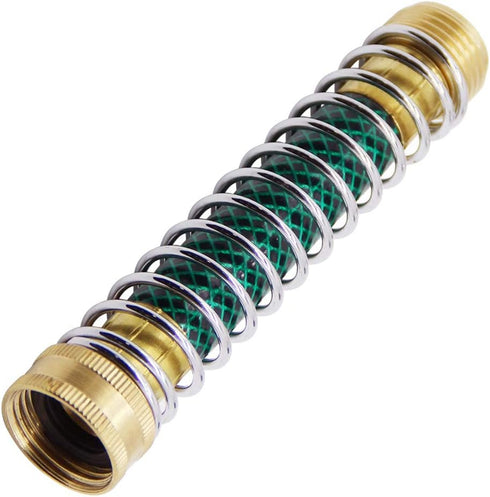 Twinkle Star 3/4" Garden Hose Fitting Quick Connectors Female and Male, 2 Way Garden Hose Splitter, 1 Teflon Tape & 6 Rubber Washers (Hose Extensi...